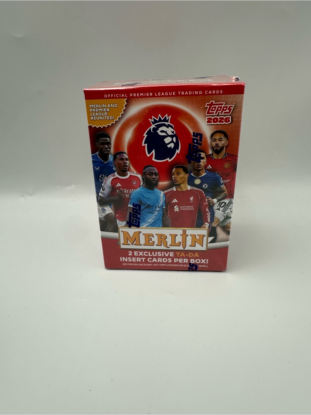 Topps Merlin Premier League Trading Card Box - Red